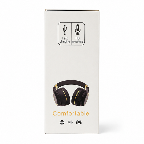 HD200 Wireless Bluetooth Headphones with HD Mic & Noise Cancellation
