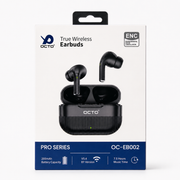 OCTO OC-EB002 Pro Series True Wireless Earbuds – Bluetooth V5.4 ENC
