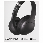 H&S V500 Wireless Headphones – Bluetooth 5.3, 40mm Drivers, TF Card & AUX