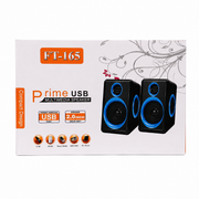 Prime FT-165 USB Multimedia Speakers – Compact 2.0 Inch Laptop & PC Speakers