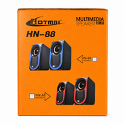 Hotmai HN-88 USB Multimedia Speakers 2.0 – 5W Stereo PC & Laptop Speakers