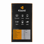 Kisonli F-08 USB Multimedia Speakers – 6W Stereo PC & Laptop Speakers