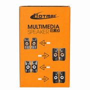 Hotmai HT-09A USB Multimedia Speakers 2.0 – 5W Stereo PC & Laptop Speakers