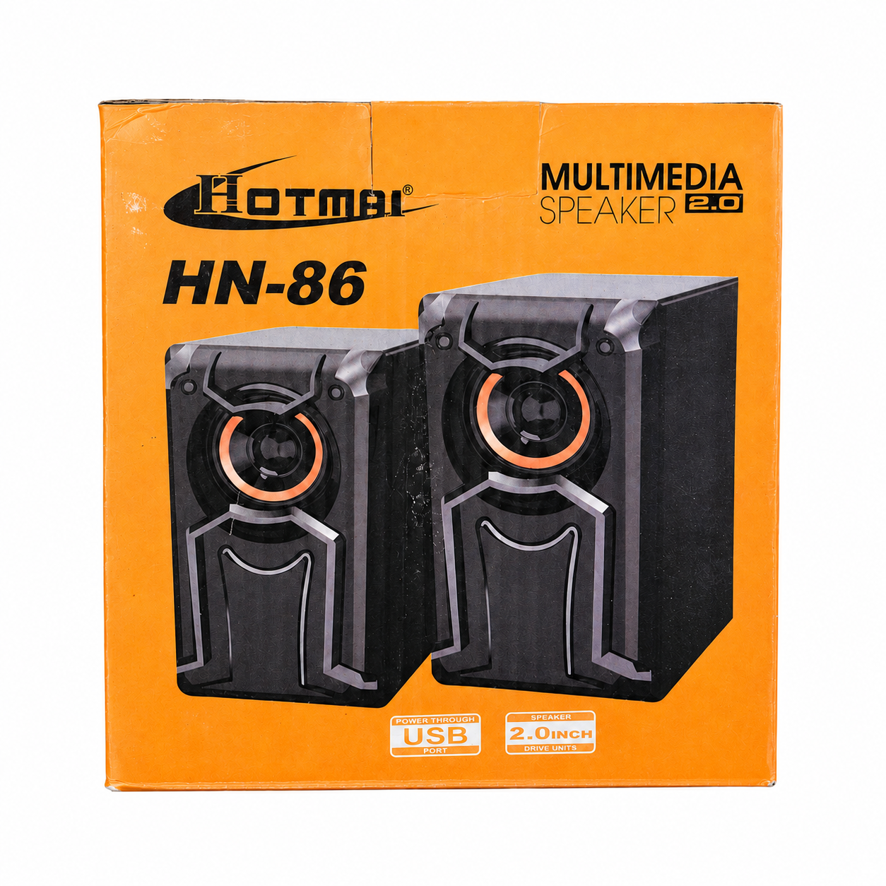 Hotmai HN-86 USB Multimedia Speakers 2.0 – 5W Stereo PC & Laptop Speakers