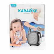 Greatnice GTS-2008 4-Inch Karaoke Wireless Speaker – FM Radio, USB, TF Card & LED Light