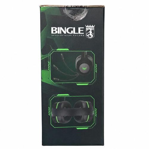 Bingle G20 RGB Gaming Headset – 40mm Drivers, Boom Microphone & RGB Lighting
