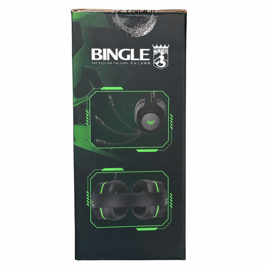 Bingle G20 RGB Gaming Headset – 40mm Drivers, Boom Microphone & RGB Lighting