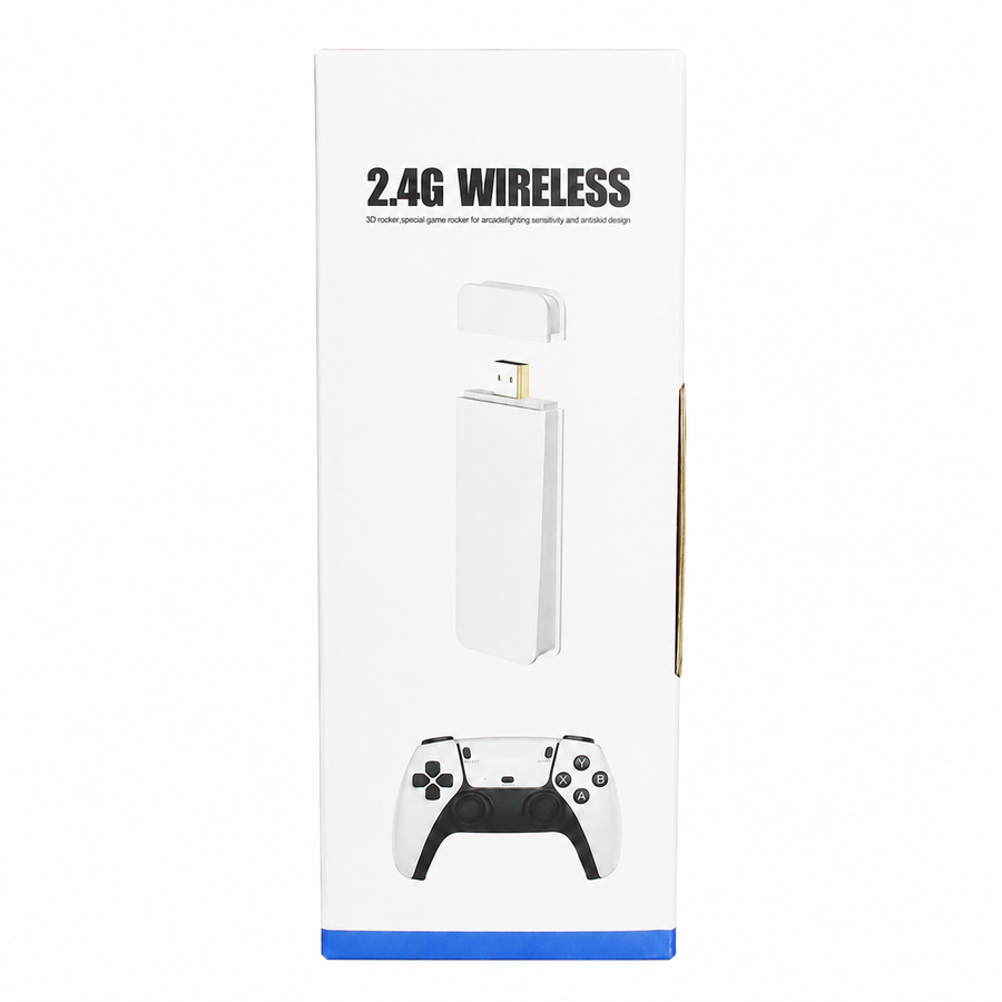 2.4G Wireless Retro Game Console – 4K HD, Dual Player Controllers & 32GB/64GB Games