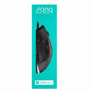 AONQ X6 RGB Wired Gaming Mouse – Optical Sensor, Ergonomic Design & USB Connectivity