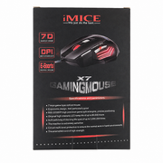 iMICE X7 7D Wired Gaming Mouse – 3200 DPI, 7 Buttons, LED Light & Ergonomic Design