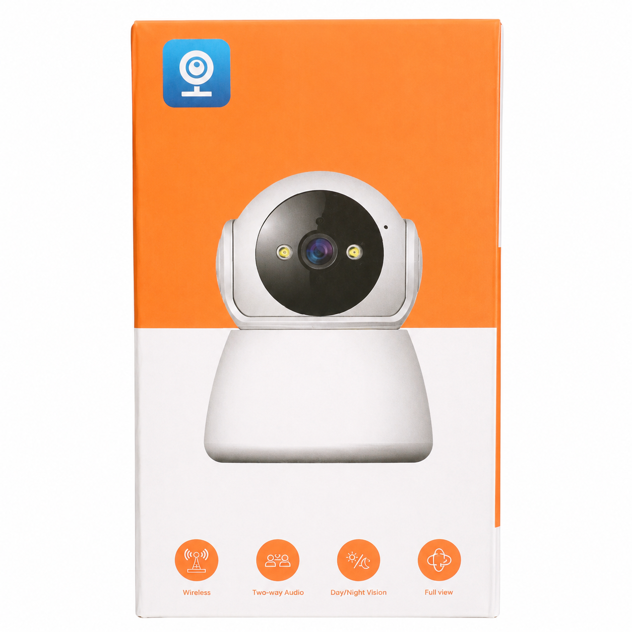 V380 Pro WiFi Smart Security Camera – 360° Full View, Person Detection & Two-Way Audio