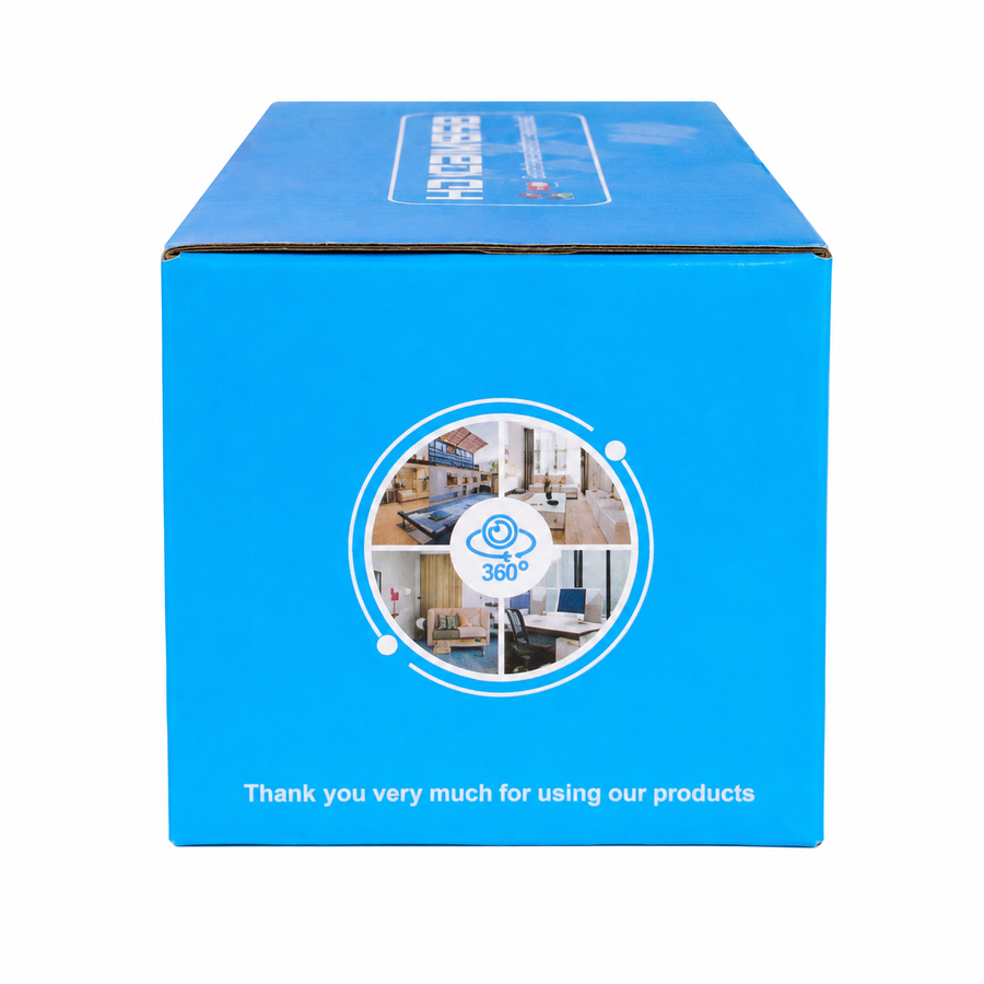 360° WiFi Smart Security Camera – HD Color Video, Remote Viewing, Motion Detection & Two-Way Audio