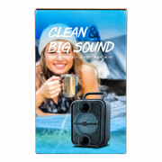 Greatnice GTS-2307 3-Inch Portable Wireless Speaker – LED Light, TWS & Big Sound
