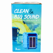 Greatnice GTS-2039 3-Inch Portable Wireless Speaker – Solar Charging, FM Radio, USB & TF Card