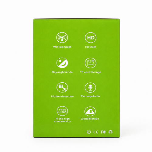 D2 WiFi Smart Battery PTZ Security Camera – 1080P Full HD, 360° Pan/Tilt, Night Vision & Two-Way Audio