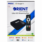 ORIENT 8K Ultra HD Android TV Box – 8GB RAM, 128GB Storage, Google TV & WiFi