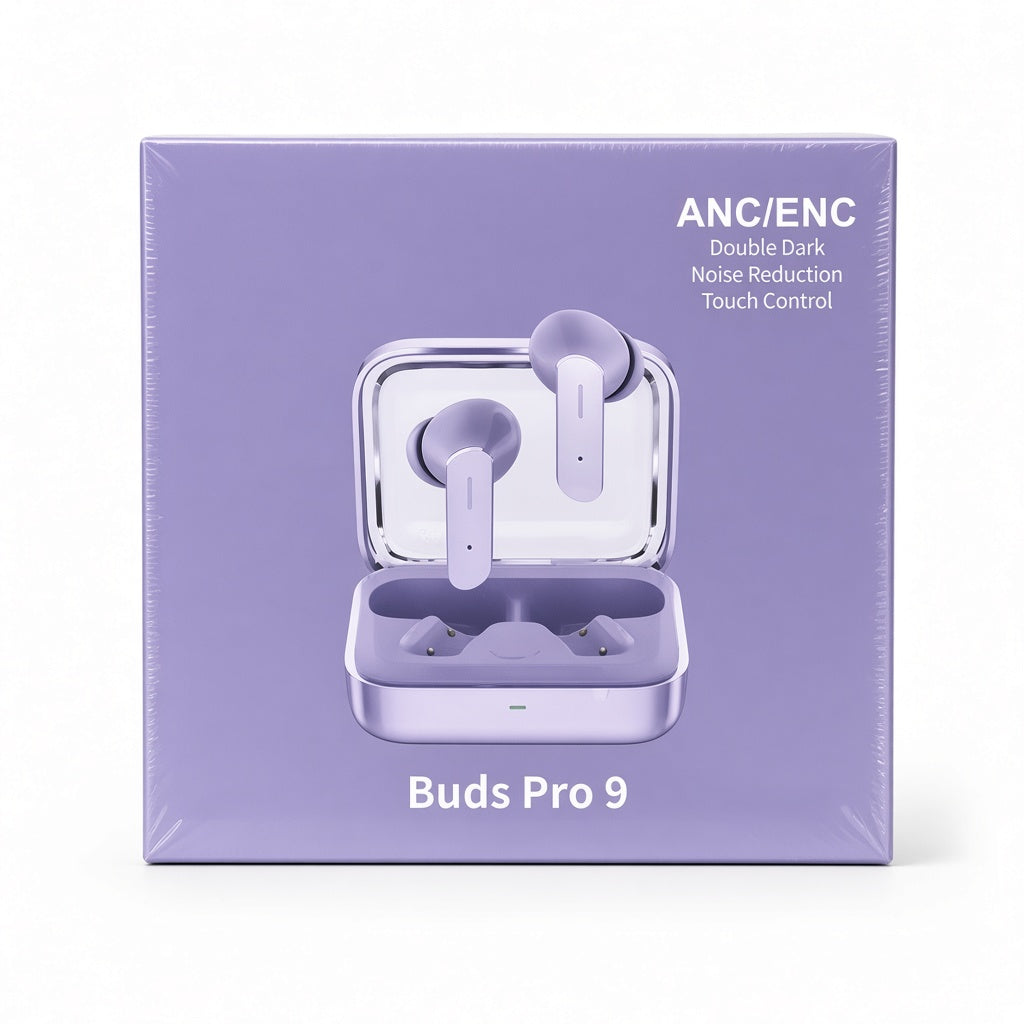Buds Pro 9 Wireless Earbuds with ANC & ENC Noise Cancellation