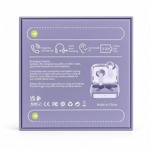 Buds Pro 9 Wireless Earbuds with ANC & ENC Noise Cancellation