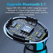 TWS Bluetooth 5.1 Wireless Earbuds with Power Bank & Digital Display