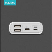 ROMOSS 10000mAh Portable Power Bank – Dual USB Output