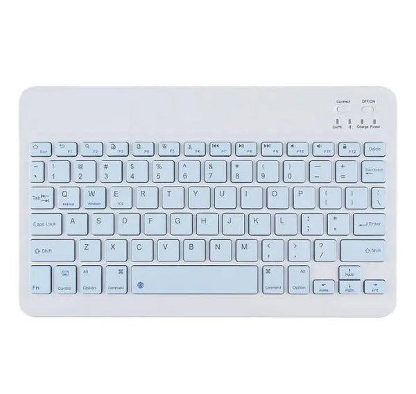 Slim Wireless Bluetooth Keyboard for Tablet, Mobile & Laptop